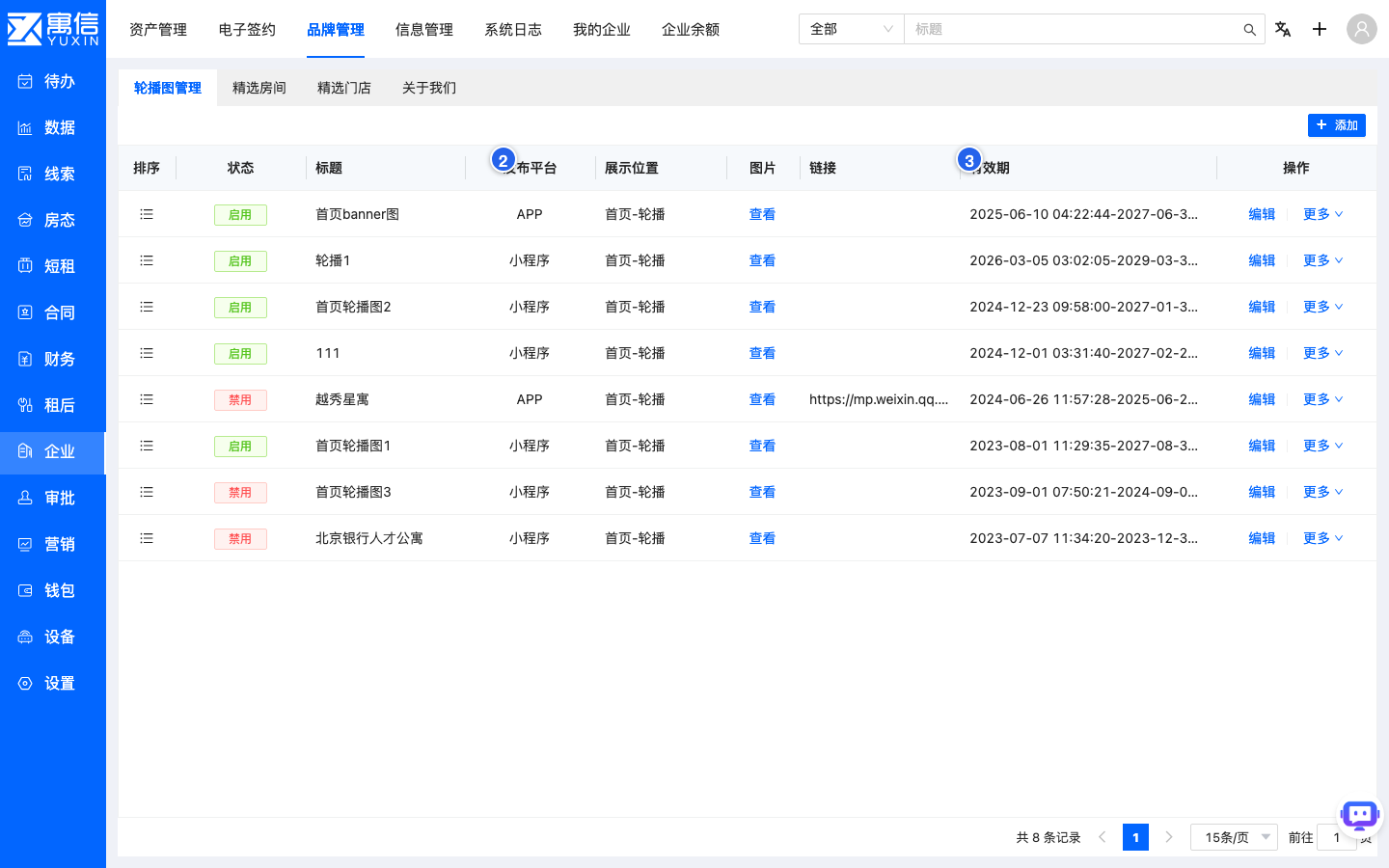 图12-3 品牌轮播图配置